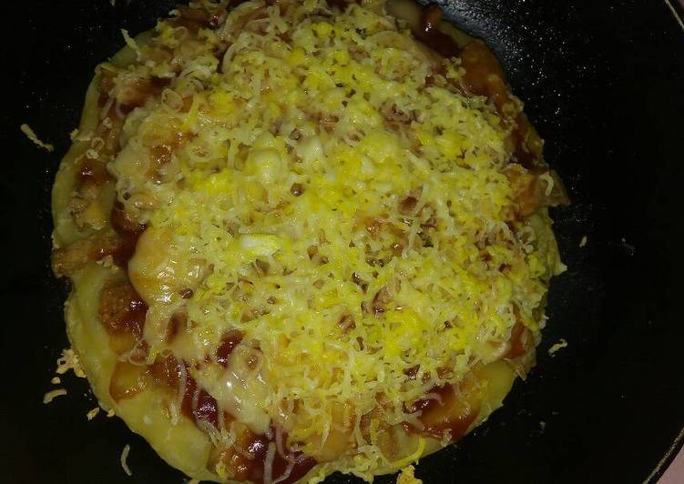 bahan dan cara membuat Pizza Tempe Teflon ala Niaw