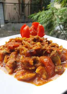 Kerang Hijau Saus Padang