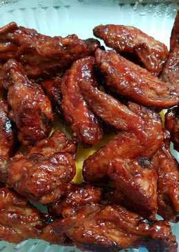 Honey bbq chicken wings