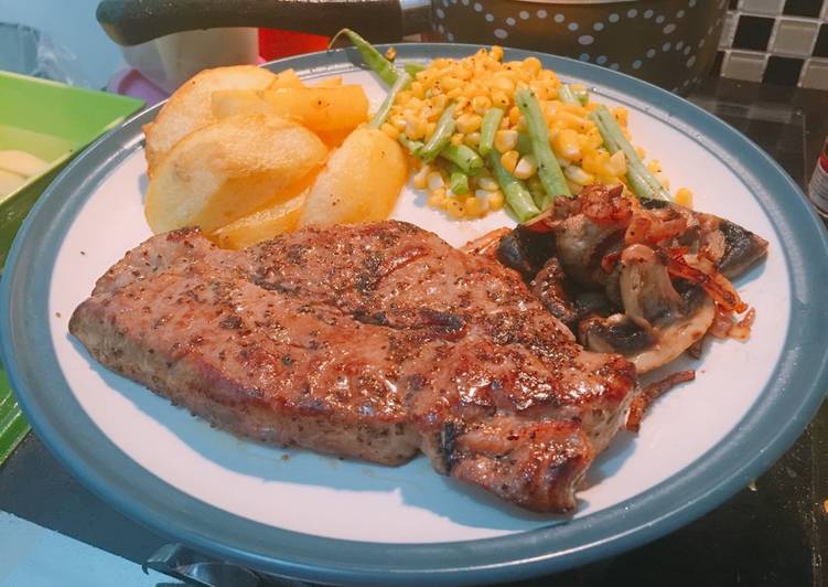 gambar untuk cara membuat Sirloin Steak