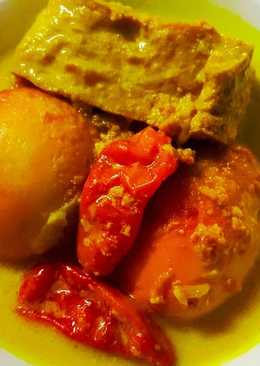 Opor tahu telur simple