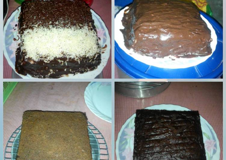 resep masakan Steamed Papaya Cake Mix Chocolate(No Egg No Oven)