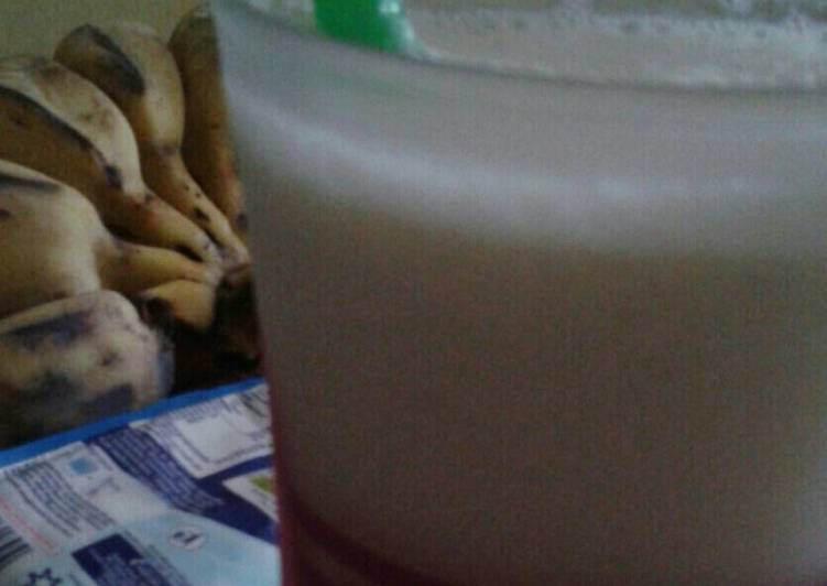 resep makanan Smoothie Banana silk