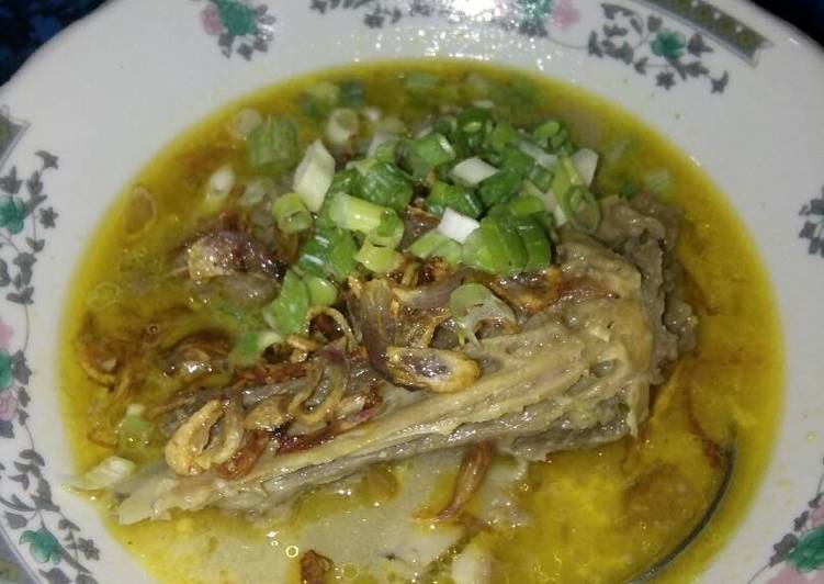 resep masakan Tulang sapi kuah kuning