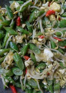 Tumis Tauge Buncis Telur Asin