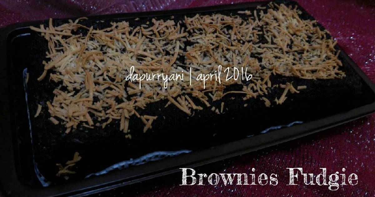 Resep Brownies Fudgie
