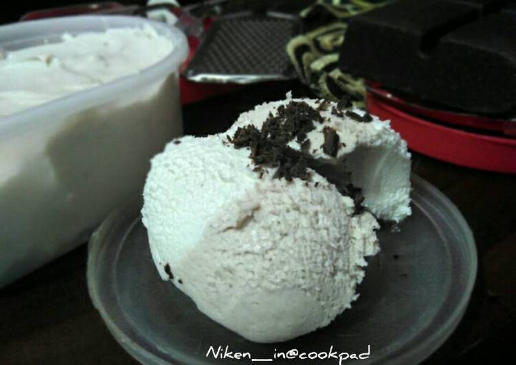 resep masakan Es Krim Kilat?