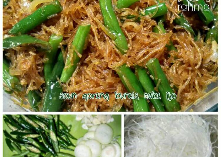 Resep Soun Goreng Buncis Cabe Hijau By My Name is Rahma