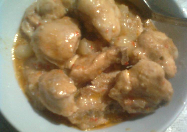 Resep Chicken curry kental pedaass Kiriman dari Bunda CantikaMalvin