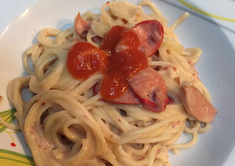 Resep Spaghetti carbonara simply ala madut