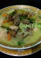 Soup tulang iga + bakso udang