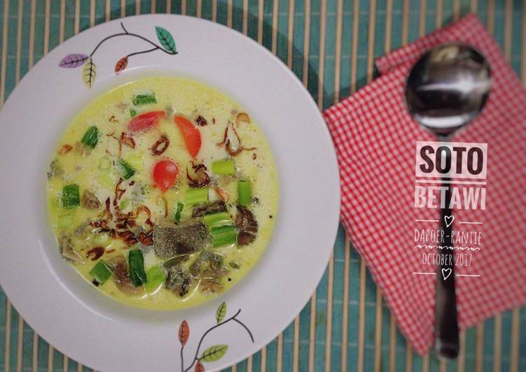 gambar untuk cara membuat Soto Betawi #keto ala Rantie