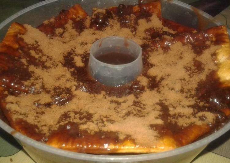 resep lengkap untuk Puding coklat