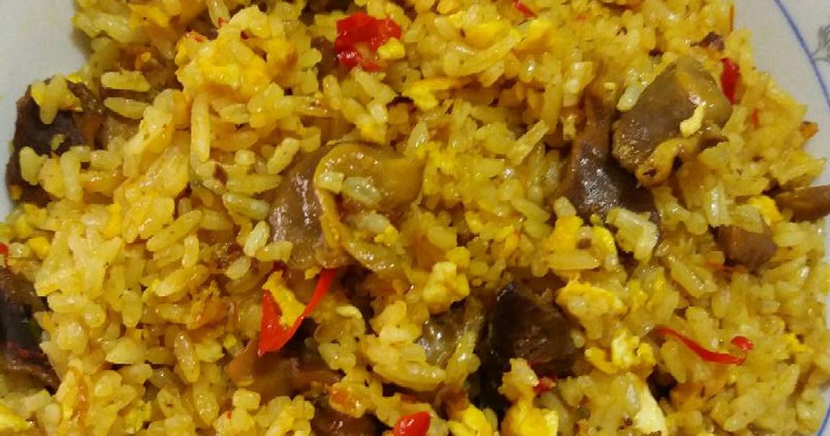  Resep  Nasi  goreng  ampela saus  tiram  pedas oleh Rachmi 