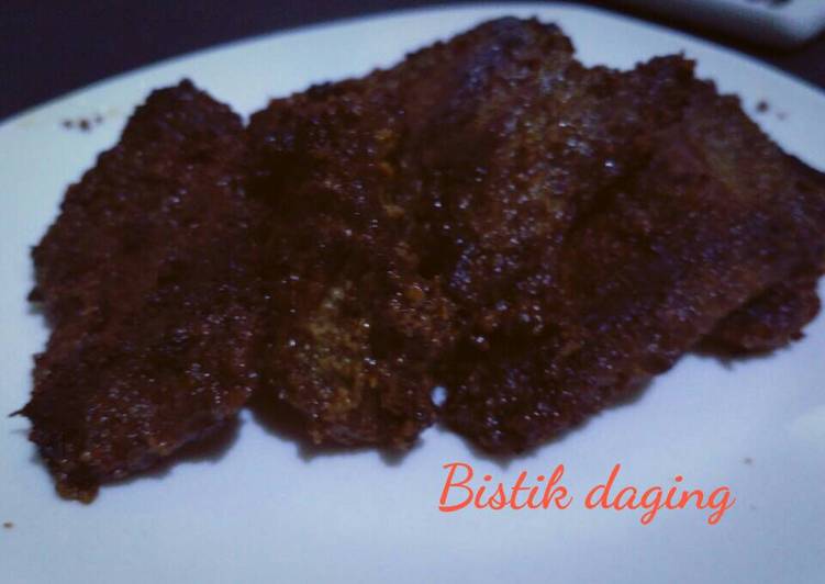 resep masakan Bistik sapi panggang simpel enak #KitaBerbagi