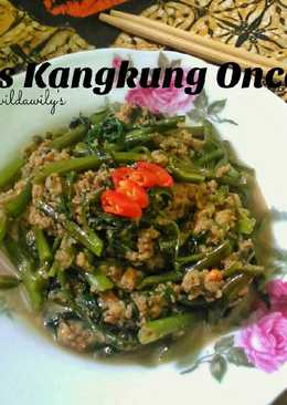 Tumis Kangkung Oncom