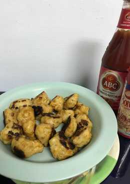 Bakso (Daging Ayam) Bakar Teflon Simple