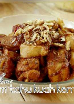 Semur ayam tahu kuah kental