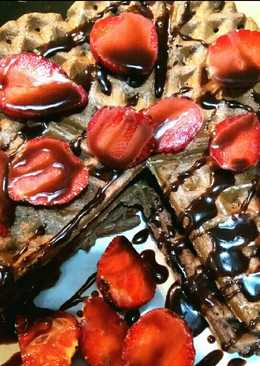 Waffle Coklat Crispy