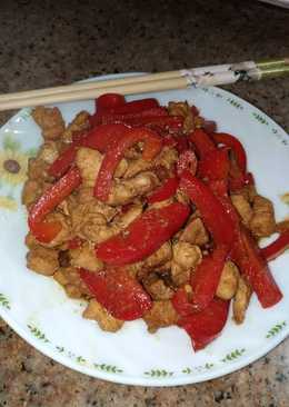 Ayam Lada Hitam (black pepper chicken)