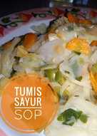 Tumis sayur sop sederhana