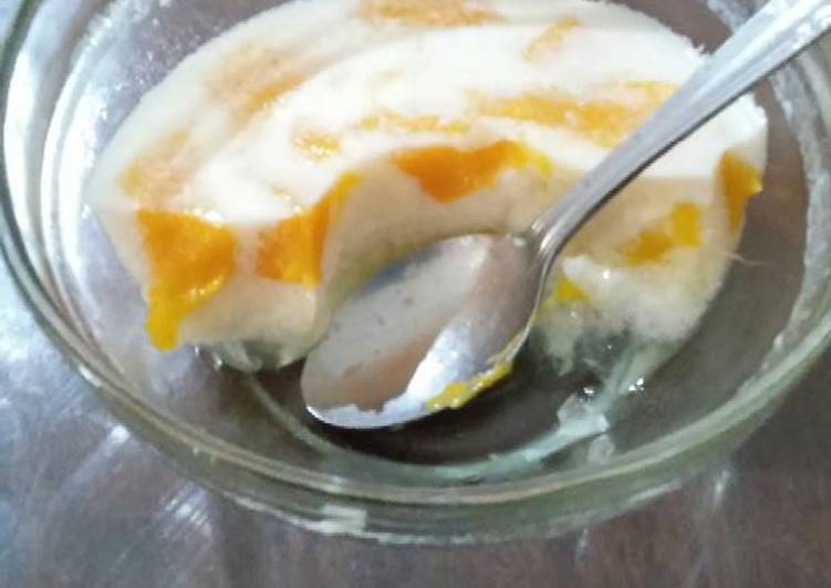 gambar untuk resep Puding sutra mangga