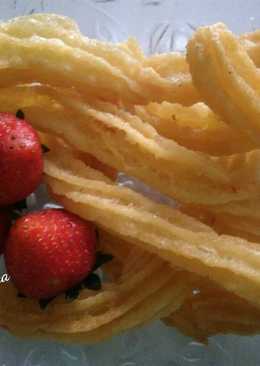 Churros Tanpa Telur Renyah Simple #pr_cemilankriuk