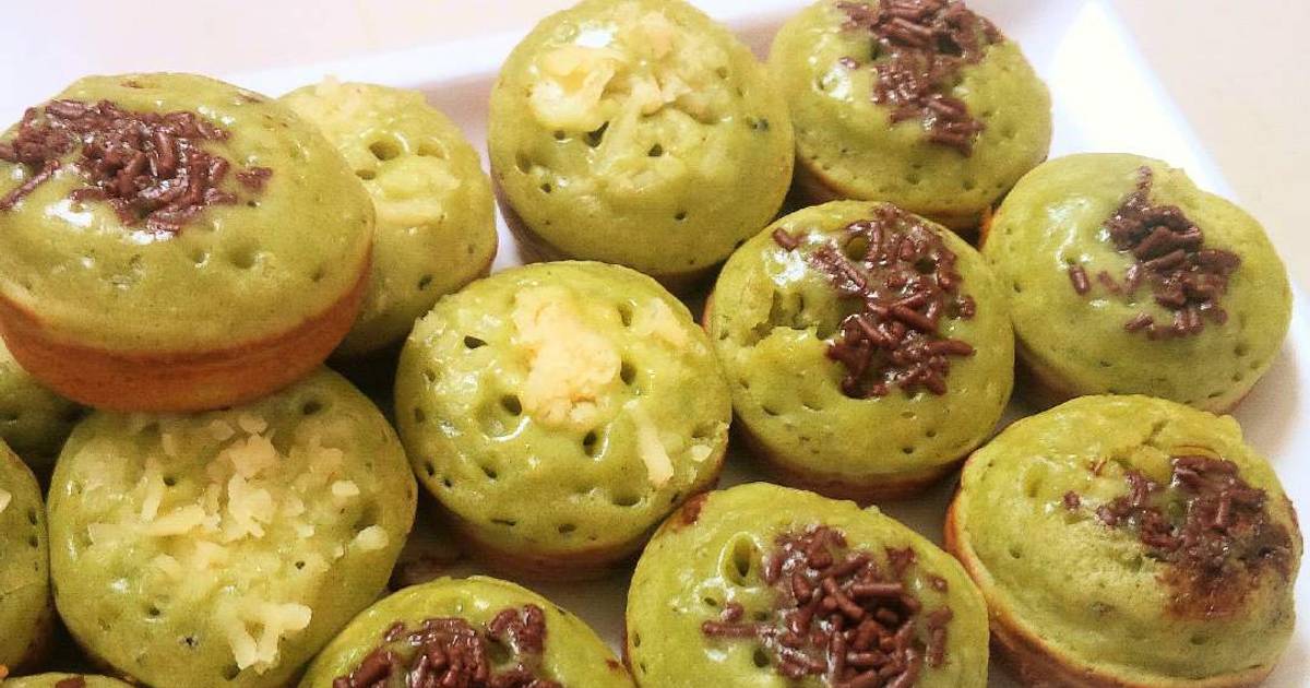  Resep  Kue Cubit Green  Tea  Matcha empuk Foto oleh 