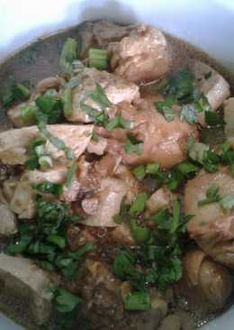 Ayam bumbu tauco (masakan rumah sederhana)
