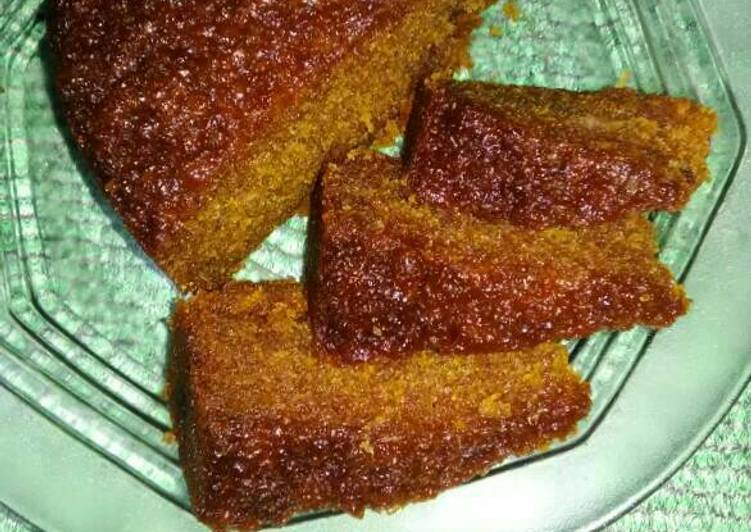 resep masakan Bolu singkong karamel kukus