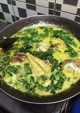 Ikan tongkol santan terasi kencur