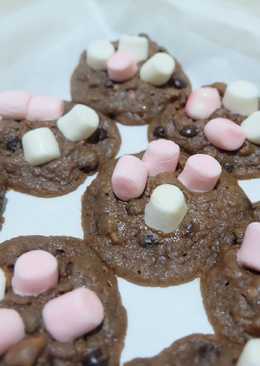 Smores pudding cookies