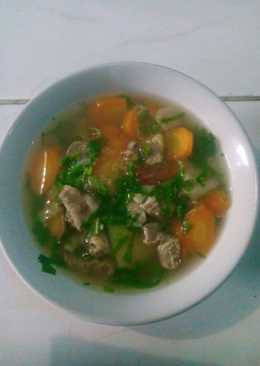 Sup daging iga sederhana lezatos