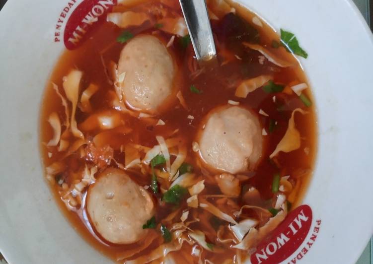 resep lengkap untuk Bakso sapi kress dan halus