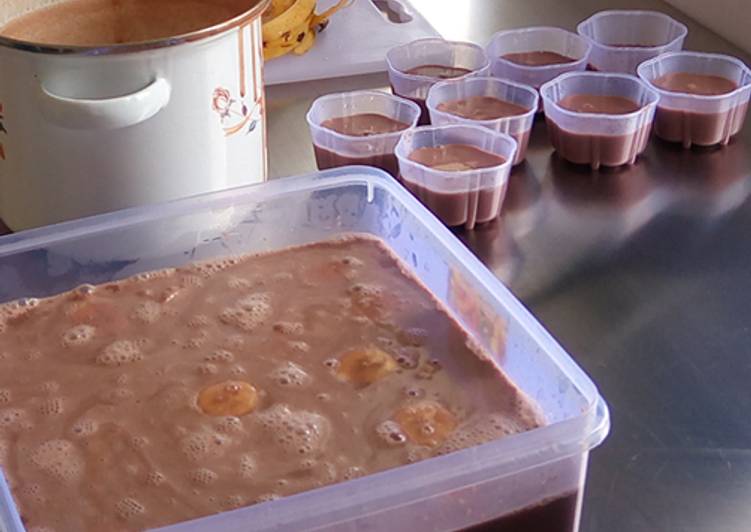 resep masakan Agar2 Pisang Coklat