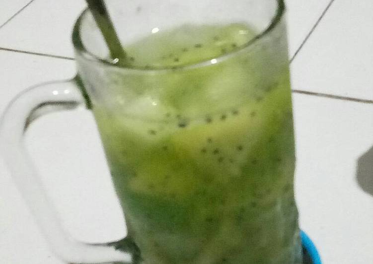 Resep Es timel(timun melon)