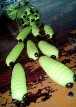 Caterpillar cookies (kue kering ulat)