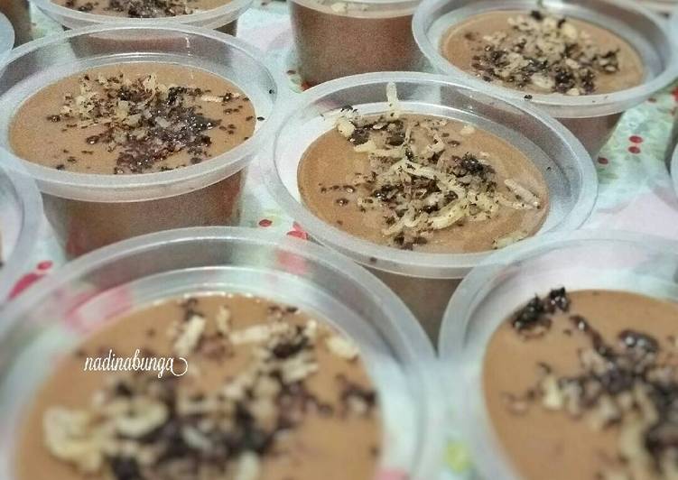 resep makanan Silky Puding Milo