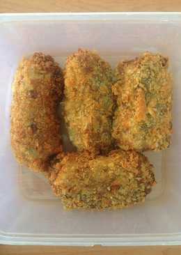 Pisang goreng keju krispi