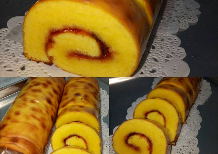 resep Strawberry Rollcake