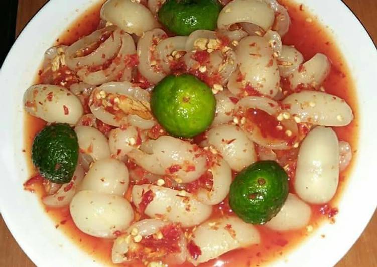 Resep Rujak rambutan Oleh Elva Konita ( Ig @elvakonita)