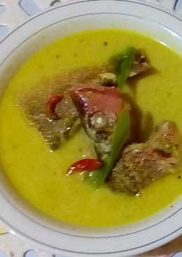 Gulai ikan kakap segar (praktis)