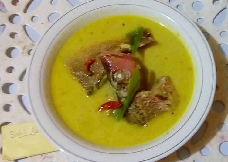 gambar untuk resep Gulai ikan kakap segar (praktis)