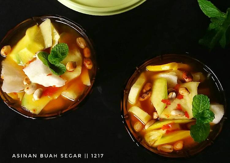 gambar untuk cara membuat Asinan buah segar