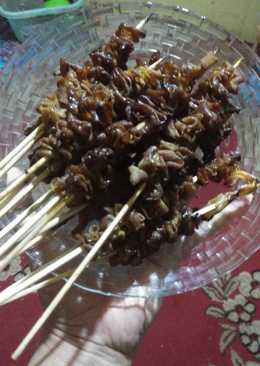 Sate Usus Ayam Bumbu Sederhana