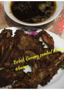 Bebek Goreng sambal hitam