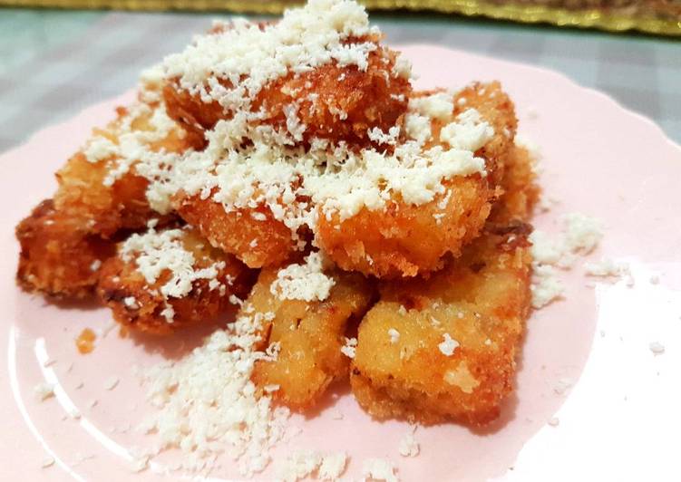 bahan dan cara membuat Nugget Pisang