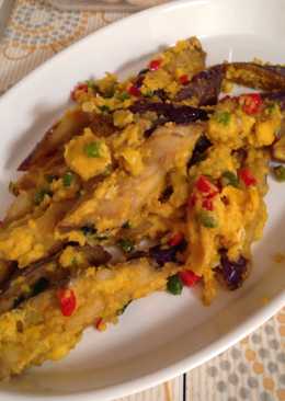 Terong goreng telur asin