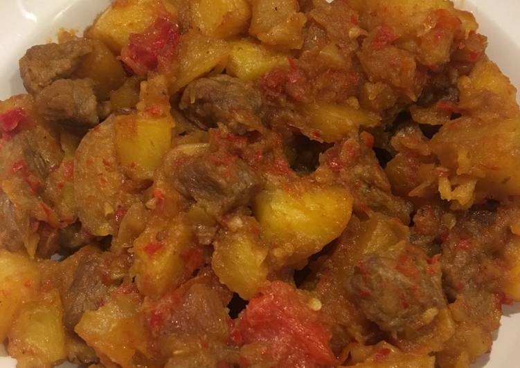 gambar untuk resep Daging Kentang Balado