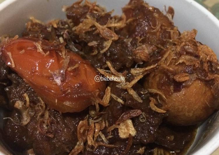 gambar untuk cara membuat Semur Daging Telur Kentang Kaya Rempah